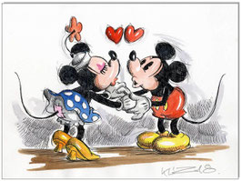 Mickey & Minnie in love I