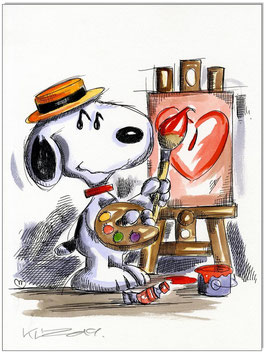 Snoopy Painter Artist