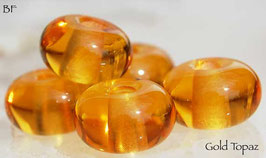 Gold Topaz Spacer Beads
