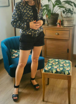 BOMBER FLORE Collection - FLEURS DOREES