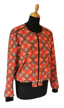 BOMBER LEONI Collection - FLEURS ORANGE