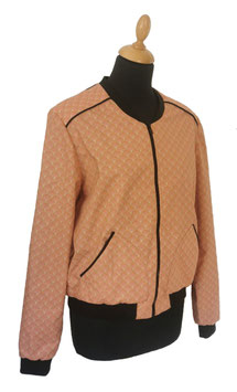 BOMBER EVLIN Collection - ROSE SAUMON EVENTAIL
