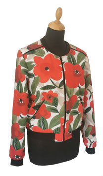 BOMBER PAVO Collection - FLEURS DE PAVOT
