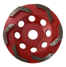 125mm Lシェイプカップ（レッド）＃４０