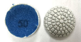 Φ４０ｍｍ　ミニハーフムーンレジンパッド