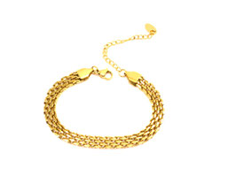 Armband - 18K vergoldet - Armkette - FE-HO