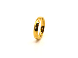 Ring - 18K vergoldet - Hochglanz - 4mm - FE-HO