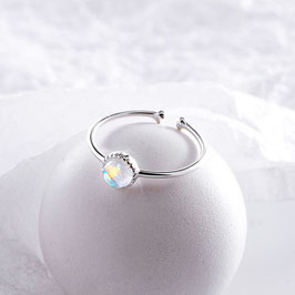 Ring - S925 Silber - Mondstein - FE-HO