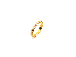 Ring - vergoldet - Klarer Zirkon - FE-HO