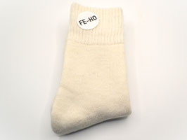 Wollsocken aus 80% Lammwolle - Weiß - FE-HO