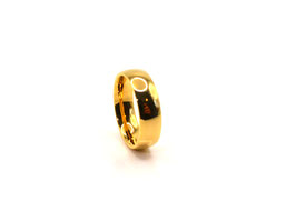 Ring - 18K vergoldet - Hochglanz - 6mm - FE-HO
