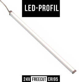 SL-L69-8W* Freecut-Aluprofil mit LED-Band