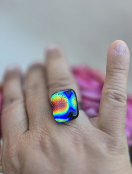 Bague "les audacieuses" - arc en ciel