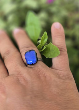 Bague "les précieuses" - bleu lumineux - Argent 925