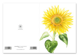 Grußkarte Sonnenblume kl226