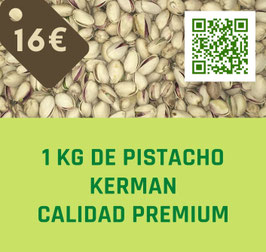 1 Kg de pistachos premium.