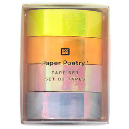Washi-Tape Set "irisierend pastell"