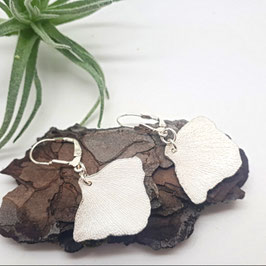 Ohrhänger Feinsilber echte Ginkgoblätter