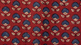 Fleurs bleu indigo