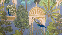 Jardin moghol bleu-gris