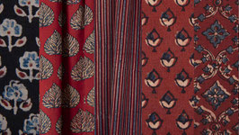 Patchwork ajrak rouge et noir (11)