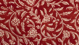 Volutes florales alizarine