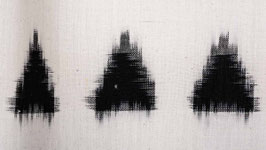 Ikat double aux triangles anthracite