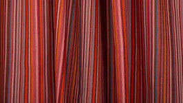 Tissu bayadère rouge orangé