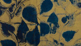 Feuilles aux nuances indigo