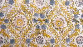 Petites fleurs bleu pastel