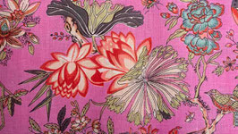 Oiseaux exotiques sous un ciel rose (1)