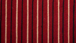Rayures sur un rouge franc