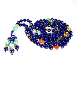 7 Chakra Mala Lapislazuli