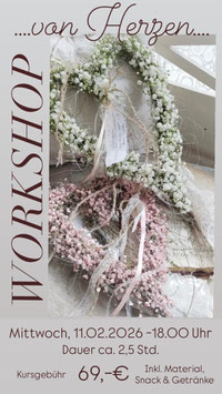 Workshop „Von Herzen….“