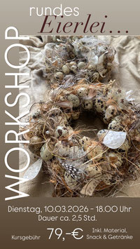 Workshop „rundes Eierlei….“