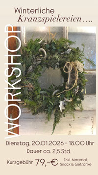 Workshop „Winterliche Kranzspielereien….“