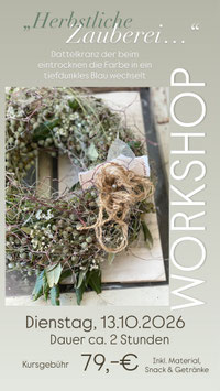 Workshop „Herbstliche Zauberei….“