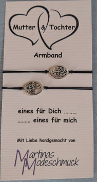 Mutter Tochter Armband Baum der Liebe