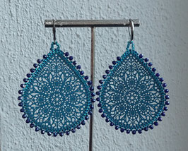 Boho Ohrringe blau
