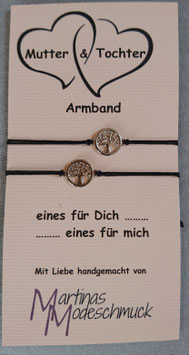 Mutter Tochter Armband Baum des Lebens