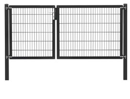 Industrietor zweiflügelig, Breite 2,5m, anthrazit