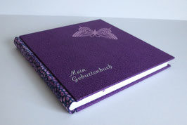 Geburtenbuch - Schmetterling - Lila