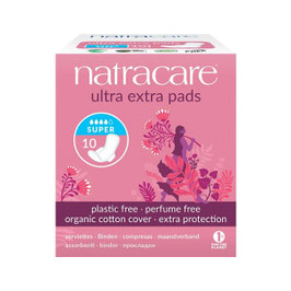 Serviette ultra extra pads super à ailettes x10 (rose)