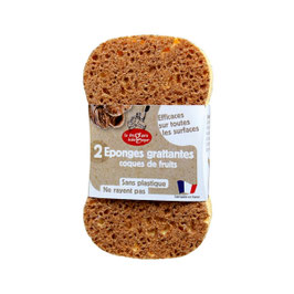 Eponges naturelles (lot de 2)