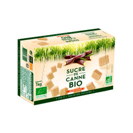 Sucre canne brun en morceaux