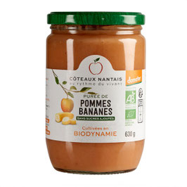 Purée pomme banane