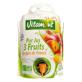 Jus 3 fruits des vergers de France (3L)