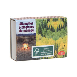 Allumette FSC (lot de 4 boîtes)