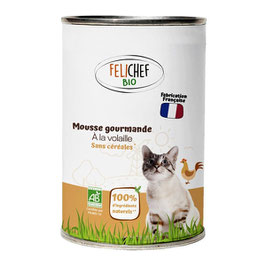 Mousse chat volaille