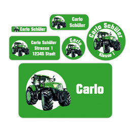 Schulstarter - Set | Traktor - grün
